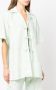 Alexander Wang Pyjamashirt met jacquard Groen - Thumbnail 3