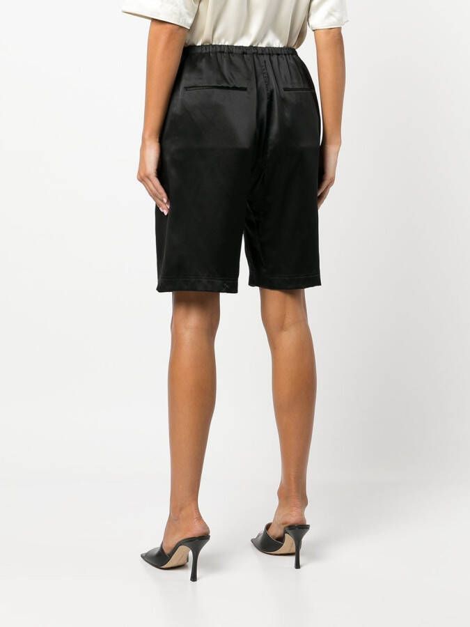 Alexander Wang Pyjamashorts met geborduurde tijger Zwart