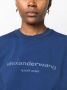 Alexander Wang T-shirt met logo-reliëf Blauw - Thumbnail 5
