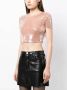 Alexander Wang T-shirt verfraaid met pailletten Roze - Thumbnail 3