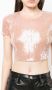 Alexander Wang T-shirt verfraaid met pailletten Roze - Thumbnail 5
