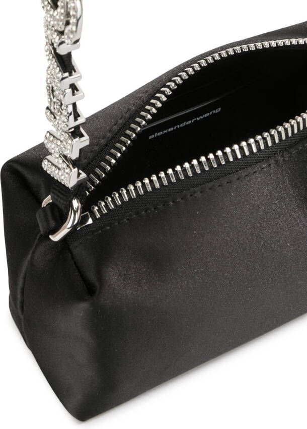 Alexander Wang Shopper met logo Zwart