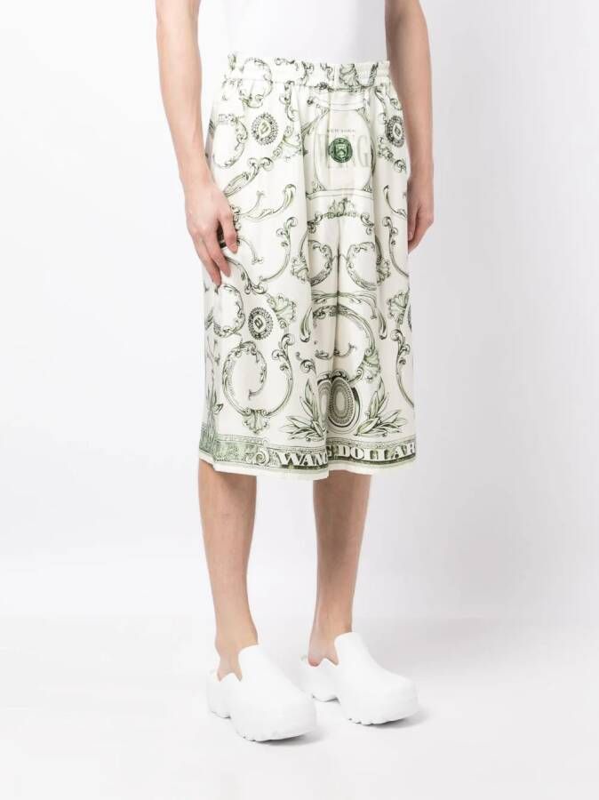 Alexander Wang Shorts met gemixte print Wit