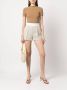 Alexander Wang Shorts met logo taille Bruin - Thumbnail 2