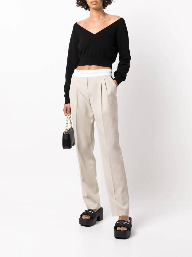 Alexander Wang Straight broek Beige