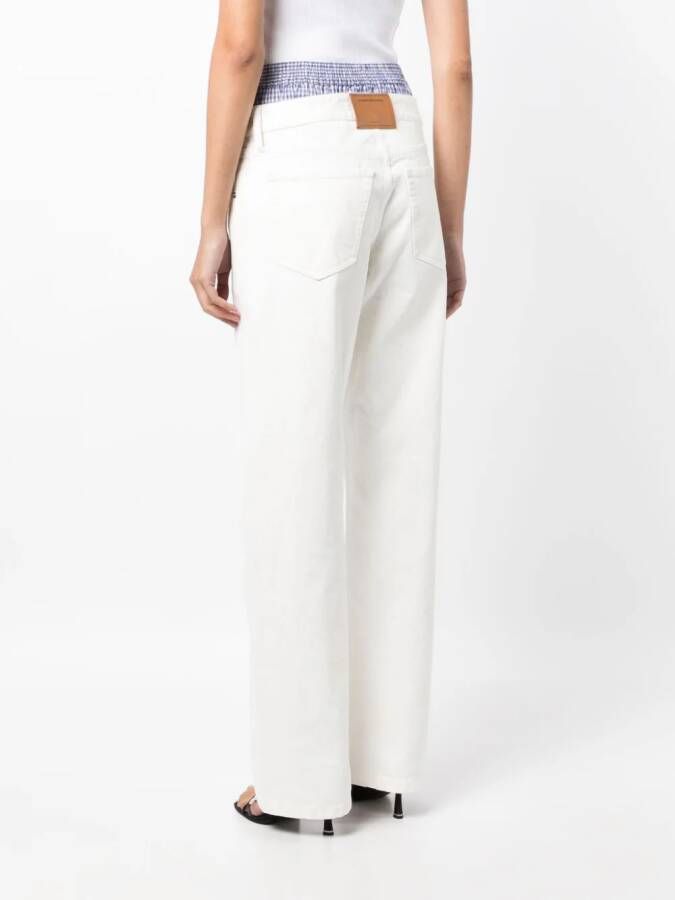 Alexander Wang Straight broek Wit