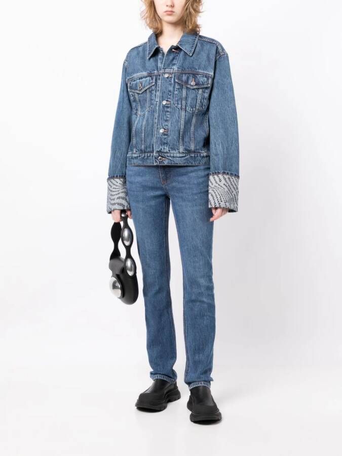 Alexander Wang Straight jeans Blauw