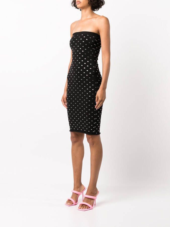 Alexander Wang Strapless jurk Zwart