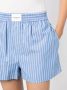 Alexander Wang Gestreepte shorts Blauw - Thumbnail 5