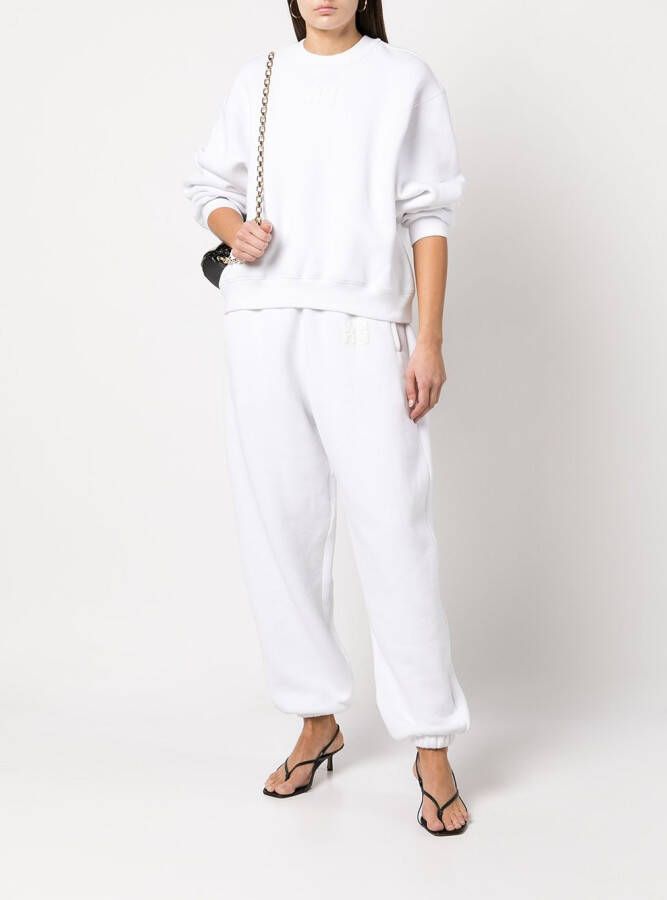 Alexander Wang Sweater met logoprint Wit