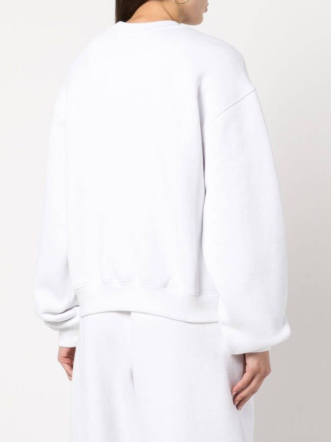 Alexander Wang Sweater met logoprint Wit