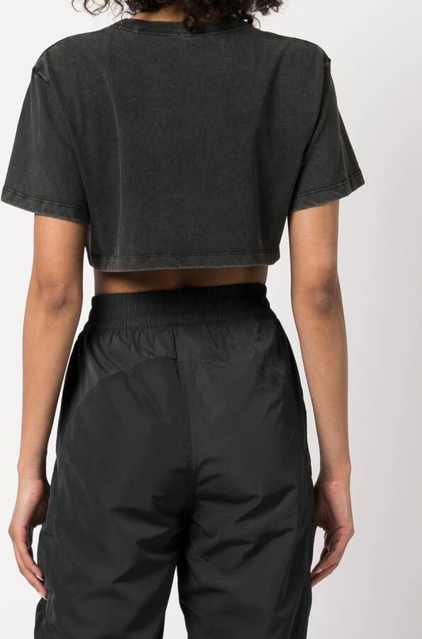 Alexander Wang T-shirt met logo Grijs