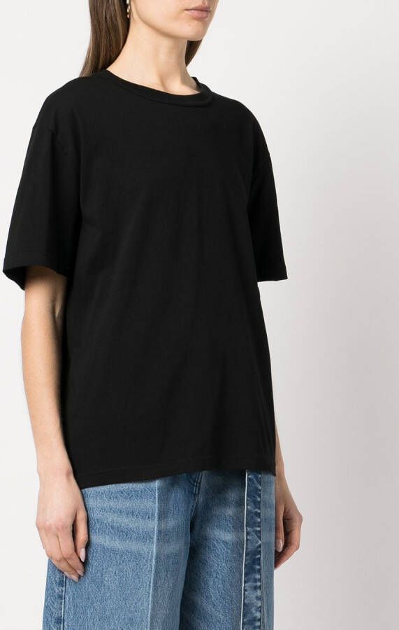 Alexander Wang T-shirt met logo Zwart