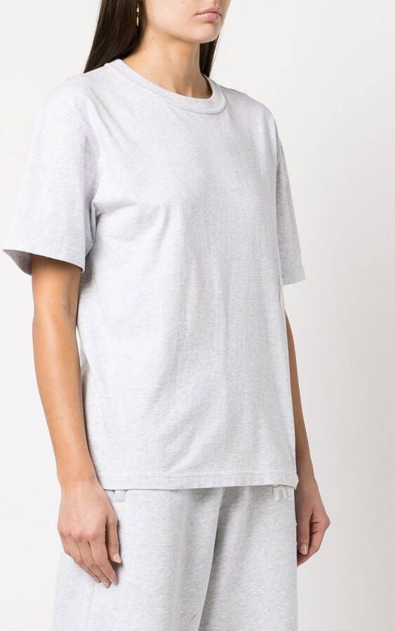 Alexander Wang T-shirt met logoprint Grijs