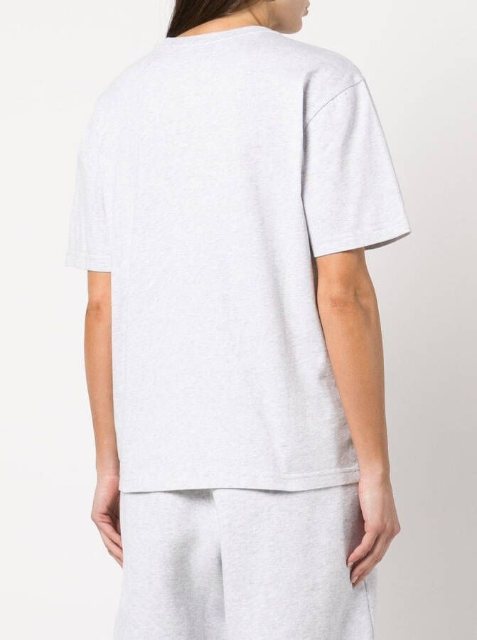 Alexander Wang T-shirt met logoprint Grijs