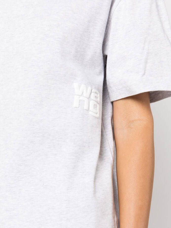 Alexander Wang T-shirt met logoprint Grijs