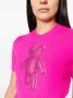 Alexander Wang T-shirt verfraaid met kristallen Roze - Thumbnail 4