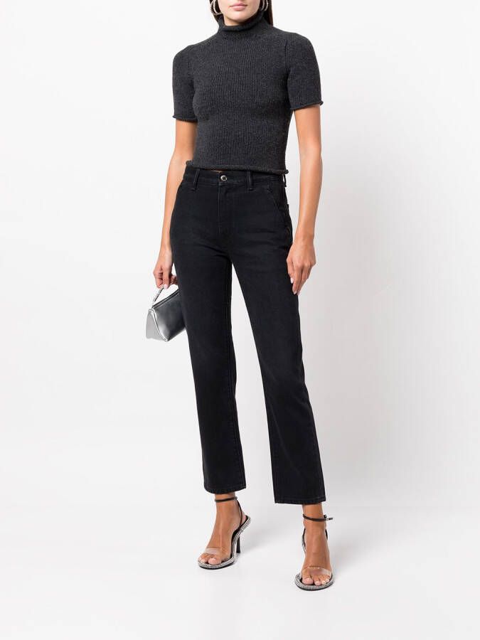 Alexander Wang Top met hoge hals Grijs