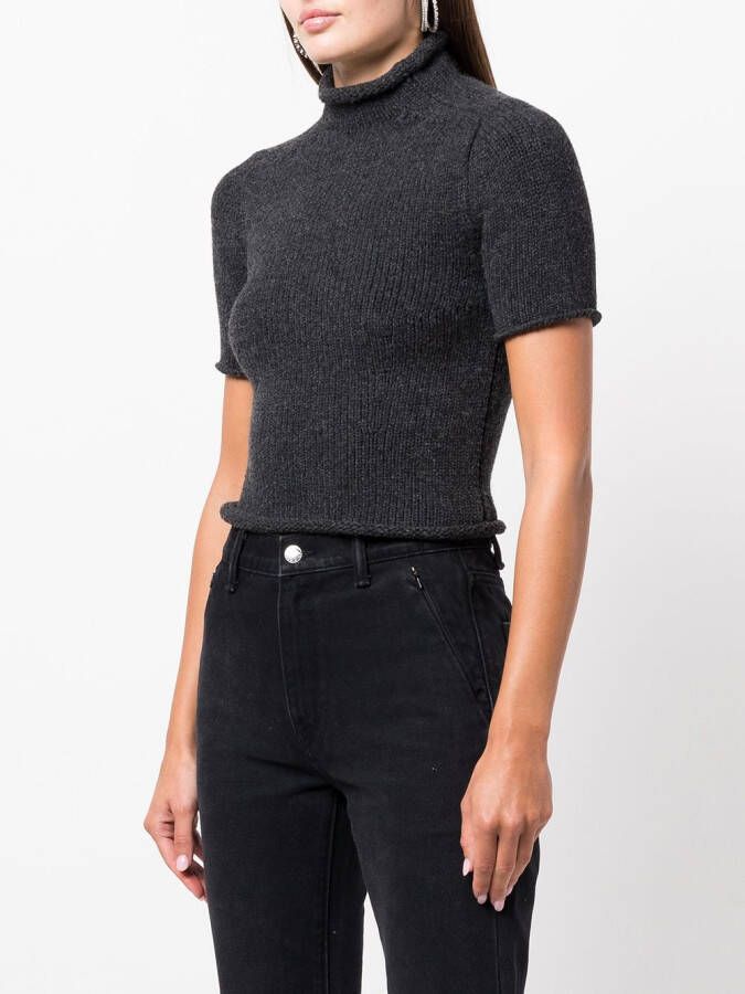 Alexander Wang Top met hoge hals Grijs
