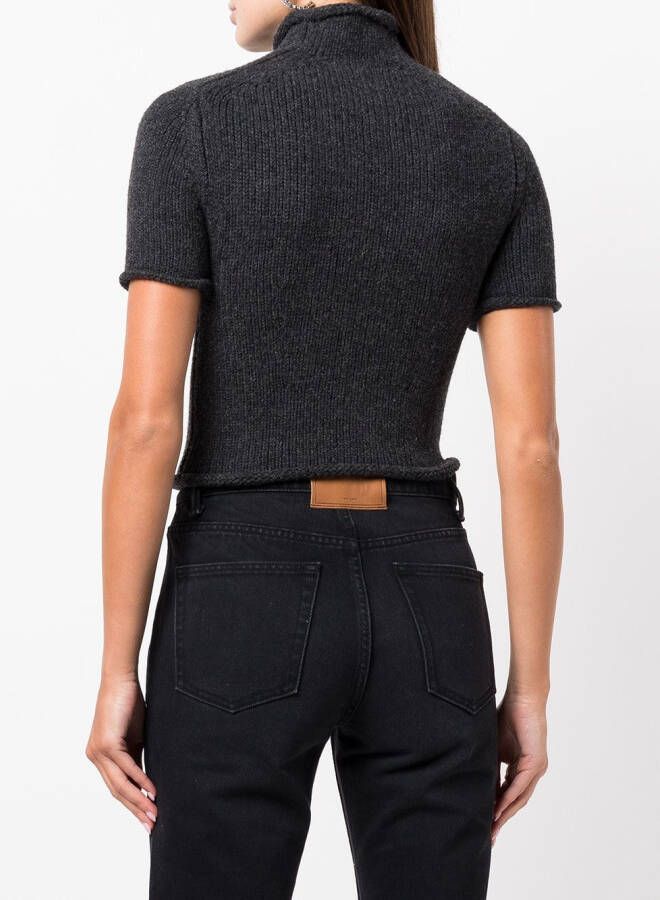 Alexander Wang Top met hoge hals Grijs