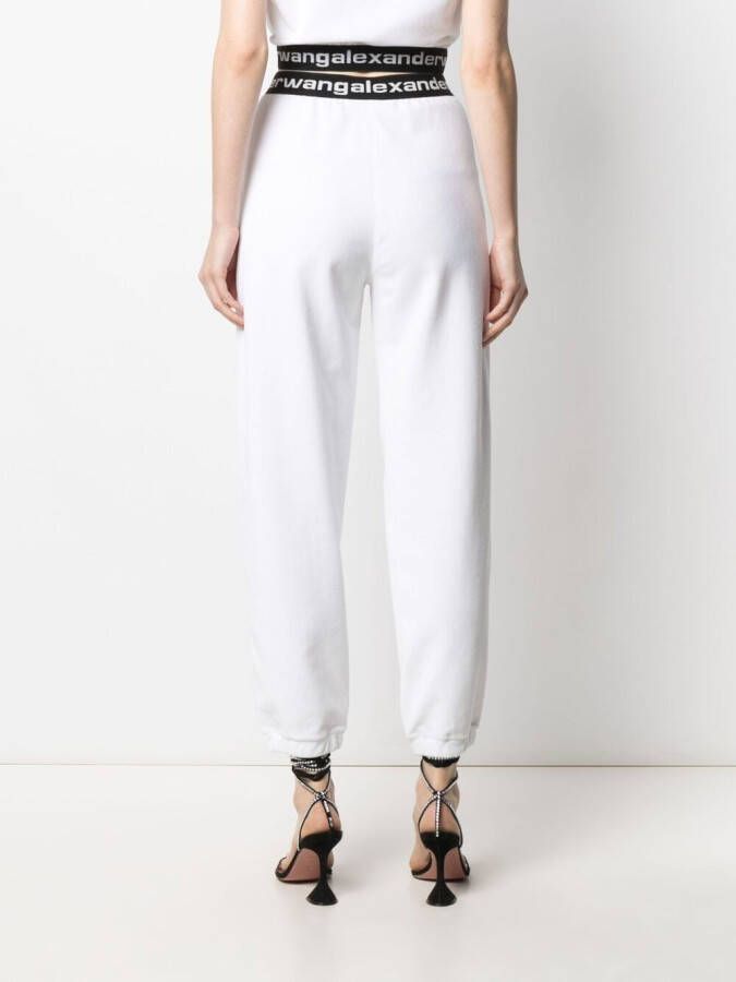 Alexander Wang Trainingsbroek met logoband Wit
