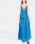 Alexandre Vauthier Gelaagde avondjurk Blauw - Thumbnail 2