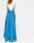 Alexandre Vauthier Gelaagde avondjurk Blauw - Thumbnail 3