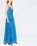 Alexandre Vauthier Gelaagde avondjurk Blauw - Thumbnail 4