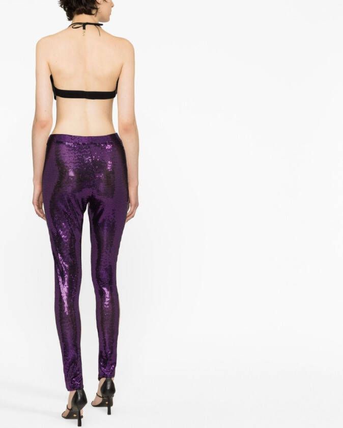 Alexandre Vauthier High waist legging Paars