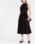 Alexandre Vauthier Midi-jurk met halternek Zwart - Thumbnail 2