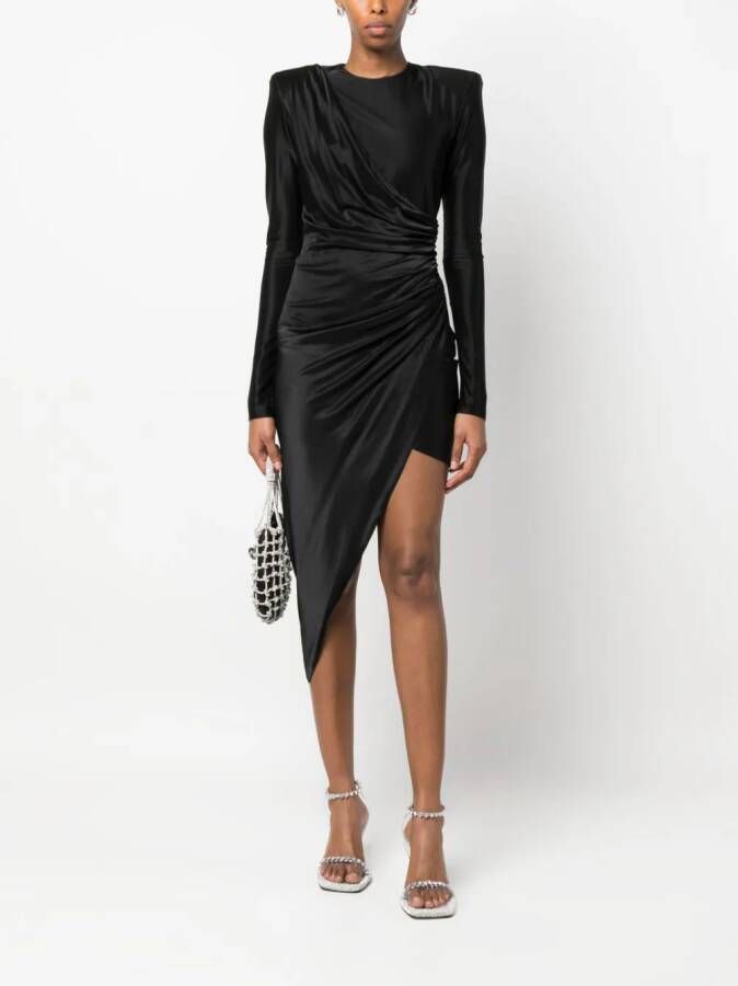 Alexandre Vauthier Mini-jurk met gesmockt effect Zwart