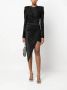 Alexandre Vauthier Mini-jurk met gesmockt effect Zwart - Thumbnail 2
