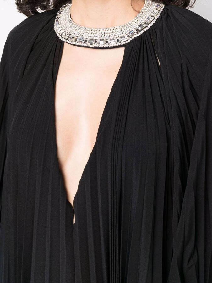 Alexandre Vauthier Mini-jurk verfraaid met kristallen Zwart