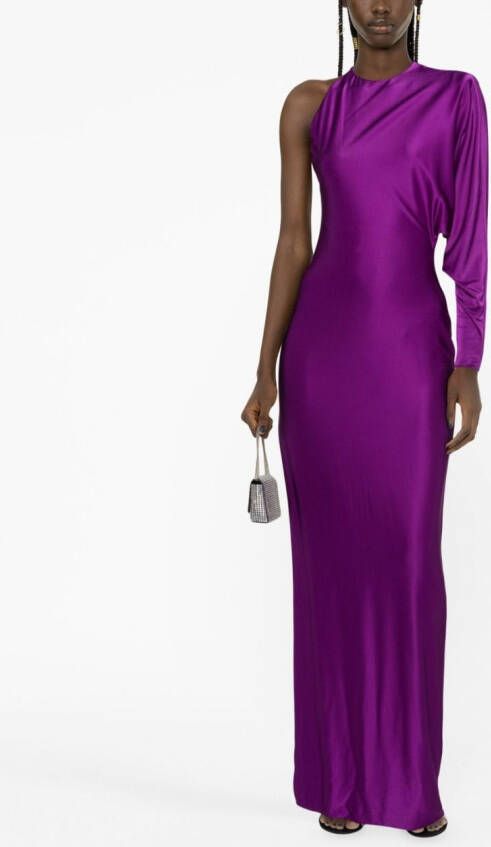 Alexandre Vauthier Off-shoulder avondjurk Paars
