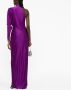 Alexandre Vauthier Off-shoulder avondjurk Paars - Thumbnail 4