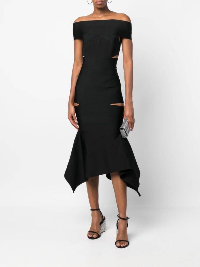 Alexandre Vauthier Off-shoulder jurk Zwart