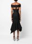 Alexandre Vauthier Off-shoulder jurk Zwart - Thumbnail 4