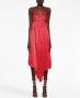 Alexandre Vauthier Midi-jurk Rood - Thumbnail 2