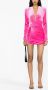 Alexandre Vauthier Glanzende mini-jurk Roze - Thumbnail 2