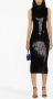 Alexandre Vauthier Midi-jurk met pailletten Zwart - Thumbnail 2