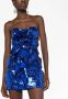 Alexandre Vauthier Strapless mini-jurk Blauw - Thumbnail 5