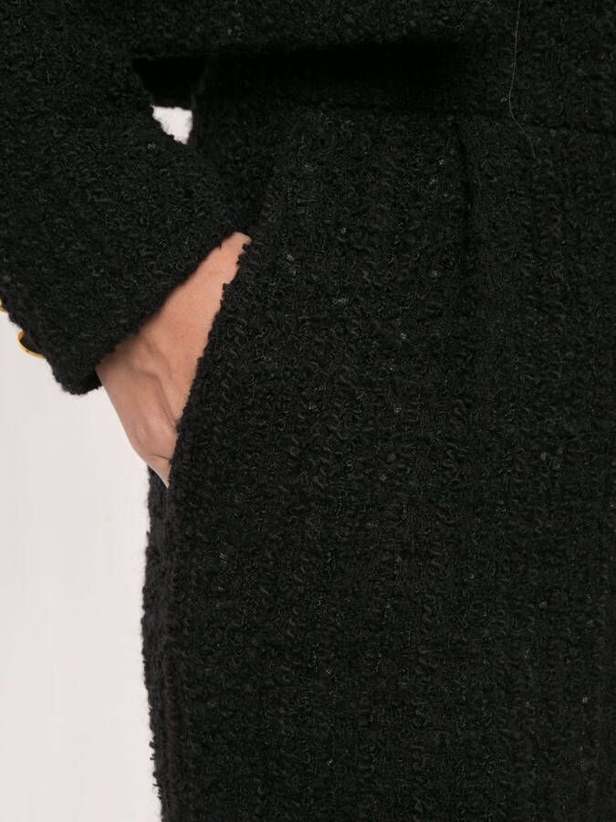 Alexandre Vauthier Tweed mini-rok Zwart