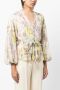Alexis Blouse met geborduurde bloemen Beige - Thumbnail 3