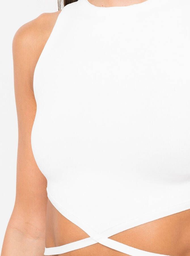 alice + olivia Cropped tanktop Wit