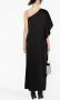 Alice + olivia Asymmetrische avondjurk Zwart - Thumbnail 3