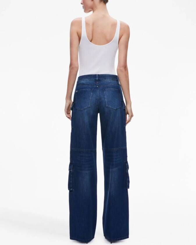 alice + olivia Cay cargo jeans Blauw