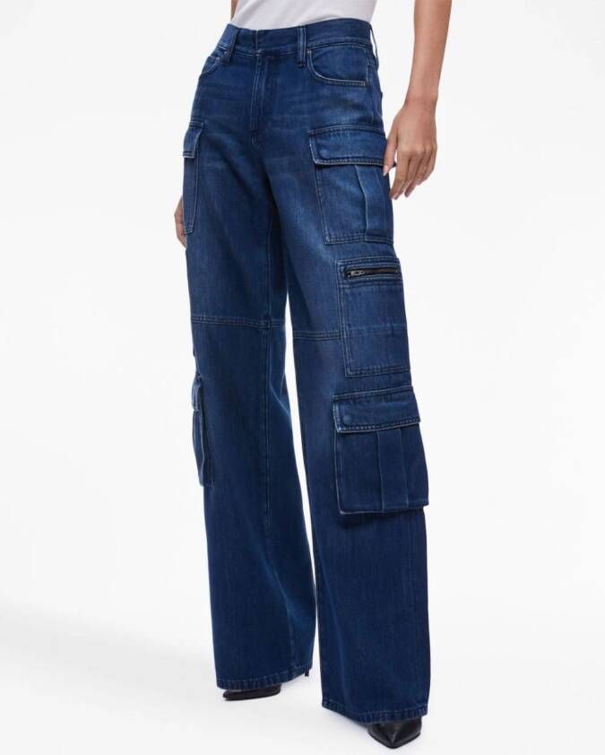 alice + olivia Cay cargo jeans Blauw