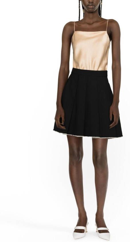 alice + olivia Top met col Bruin
