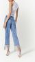 Alice + olivia Jeans verfraaid met kristallen Blauw - Thumbnail 3