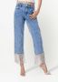 Alice + olivia Jeans verfraaid met kristallen Blauw - Thumbnail 4